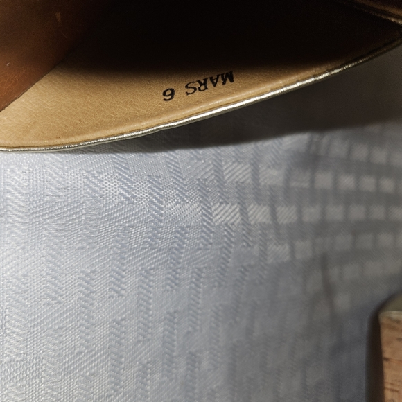 Chocolate Blu Gild Cork Wedges 6 - Picture 4 of 8